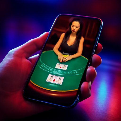 BD2222 live table with dealer hands